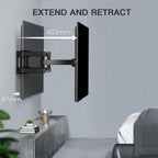 PERLESMITH TV Wall Bracket – Swivel & Tilt Mount 26–70"