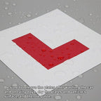 Onarway Magnetic Car L-Plates – Extra Strong Learner Plates (2 Pack)