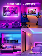 GlowSync RGB TV LED Lights – Music Reactive (4m)