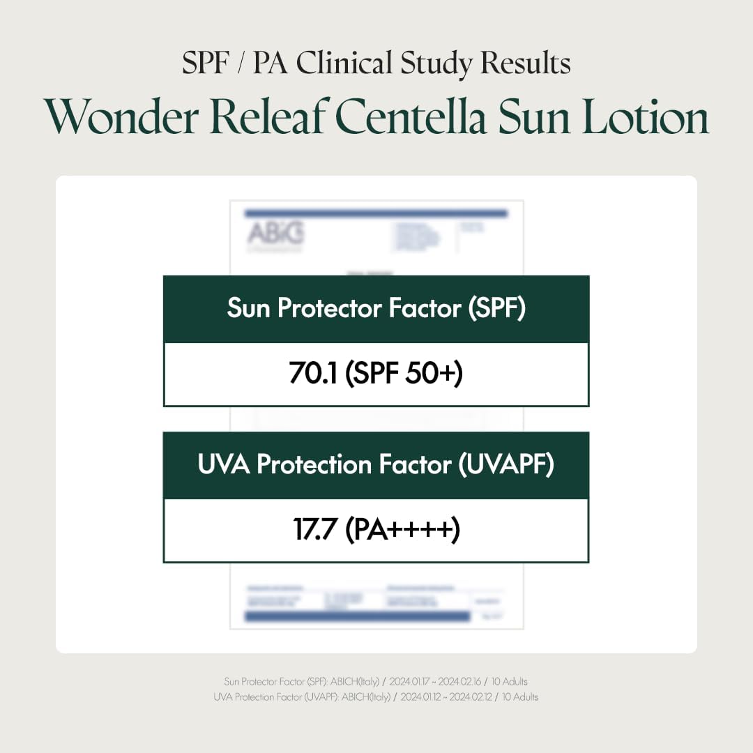 PURITO Wonder Releaf Centella Daily Sun Lotion SPF50+ PA++++ – Lightweight K-Beauty (60ml)