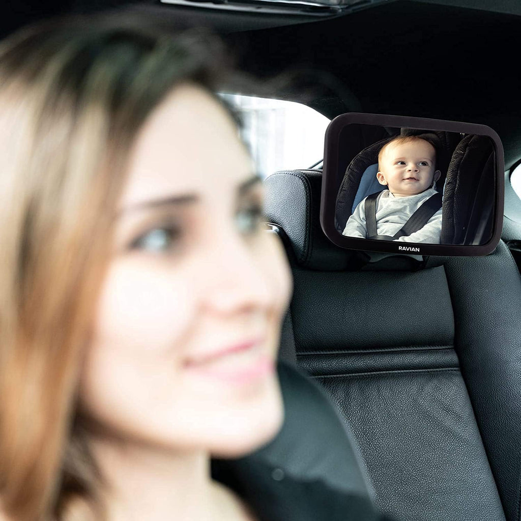 Baby Car Rear Seat Mirror – Shatterproof & Adjustable