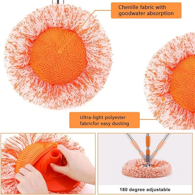 360° Rotating Wall & Floor Mop