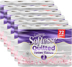60 Pack 3-Ply Quilted Toilet Rolls