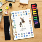 12-Color Beginner Watercolor Painting Kit