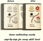 Beginner Embroidery Stitch Book Kit