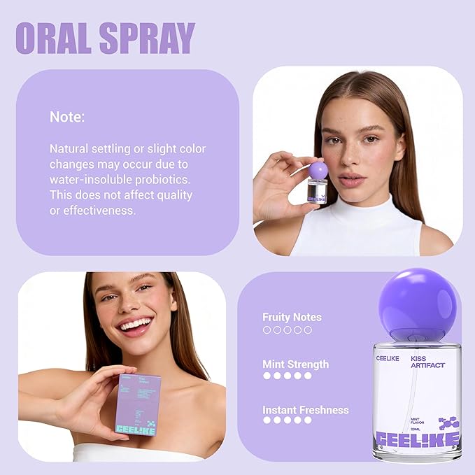Alcohol-Free Probiotic Breath Spray (20ml)