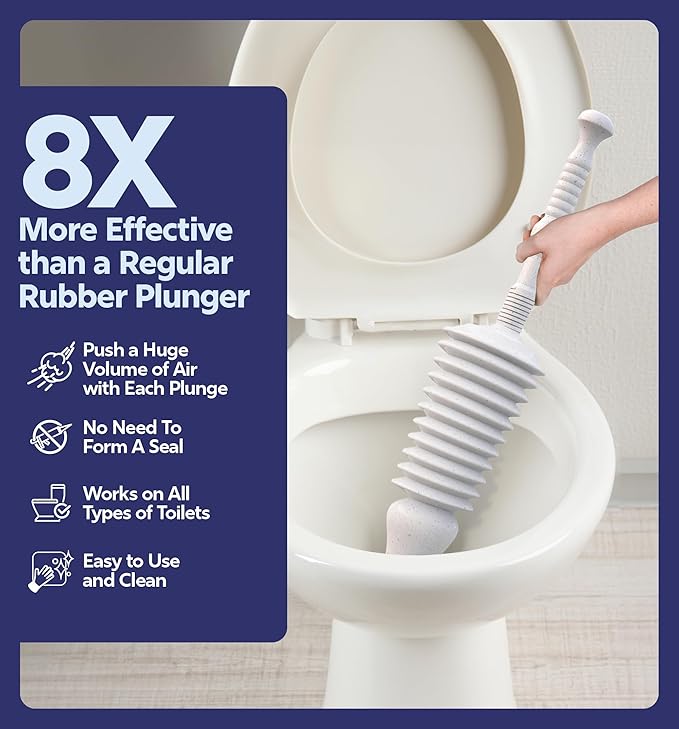 Heavy-Duty Toilet Plunger