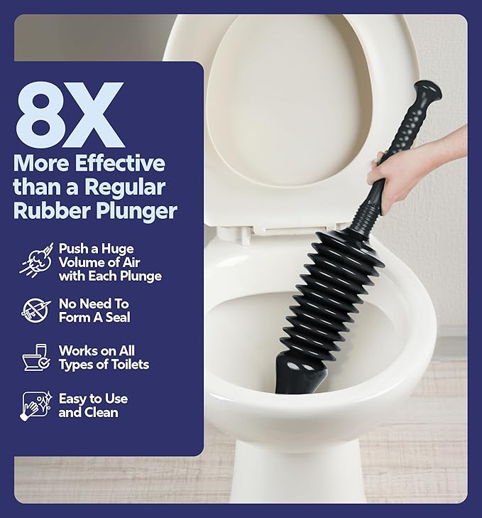 Heavy-Duty Toilet Plunger