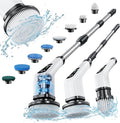 Leebein Cordless Electric Spin Scrubber with 8 Brush Heads