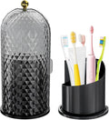 3-Slot Rotating Toothbrush & Makeup Holder