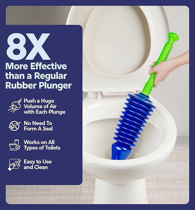 Heavy-Duty Toilet Plunger