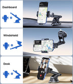 Miracase 3-in-1 Car Phone Holder 360° Rotatable