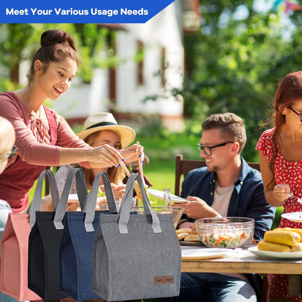 Yikki Insulated Lunch Bag – Reusable Leakproof Thermal Cooler Tote