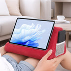 Multi-Angle Pillow Stand for iPad & Laptop – Soft Cushion Reading Holder