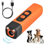 2-in-1 Ultrasonic Dog Bark Deterrent with LED Flashlight – Portable Anti-Bark Trainer