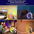 Sunset Wake-Up Light with White Noise Sleep Aid – Glow-in-the-Dark Bedside Lamp for Deep Sleepers, Kids & Adults