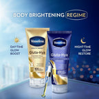 Vaseline Gluta-Hya Overnight Radiance Lotion – Brightening Face & Body Care (200ml)