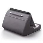 Tablet Cushion Stand – Soft Bed & Lap Holder with Pocket & Stylus Slot