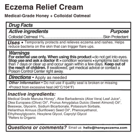 Honey Eczema - Baby Eczema cream