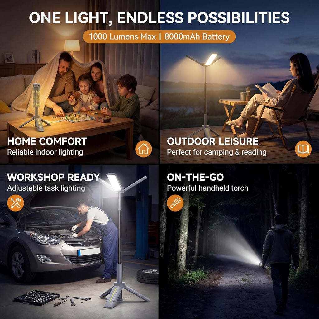 BUBRA 40" Telescopic LED Camping Light