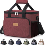 Lifewit 8.5L Insulated Lunch Bag – 12 Can Soft Cooler Tote (Black)