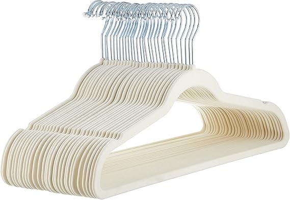 Basics Slim Velvet Non-Slip Suit Hangers (30-Pack)