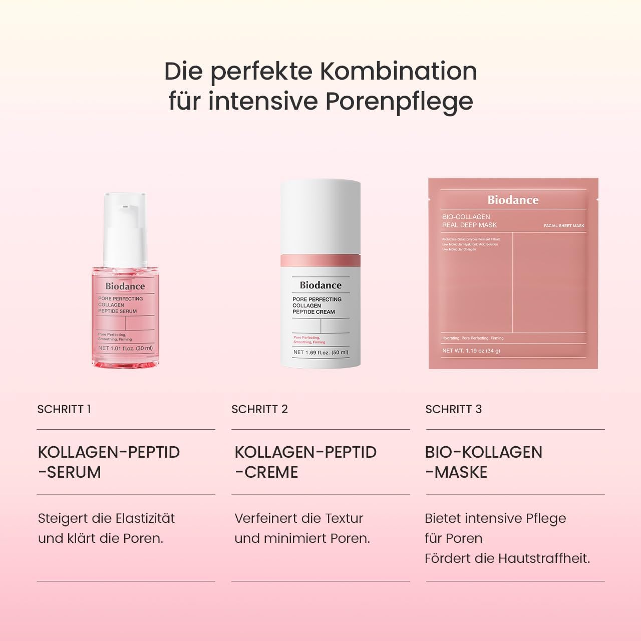 BIODANCE Bio-Collagen Hydrogel Face Mask – Pore Tightening & Glass Skin Care (4 PCS)