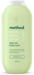Method Simply Nourish Body Wash – Coconut, Rice Milk & Shea Butter Shower Gel (532ml)