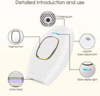 IPL Hair Removal Device – Painless Laser for Face, Body & Bikini (5 Levels, 999,999 Flashes)