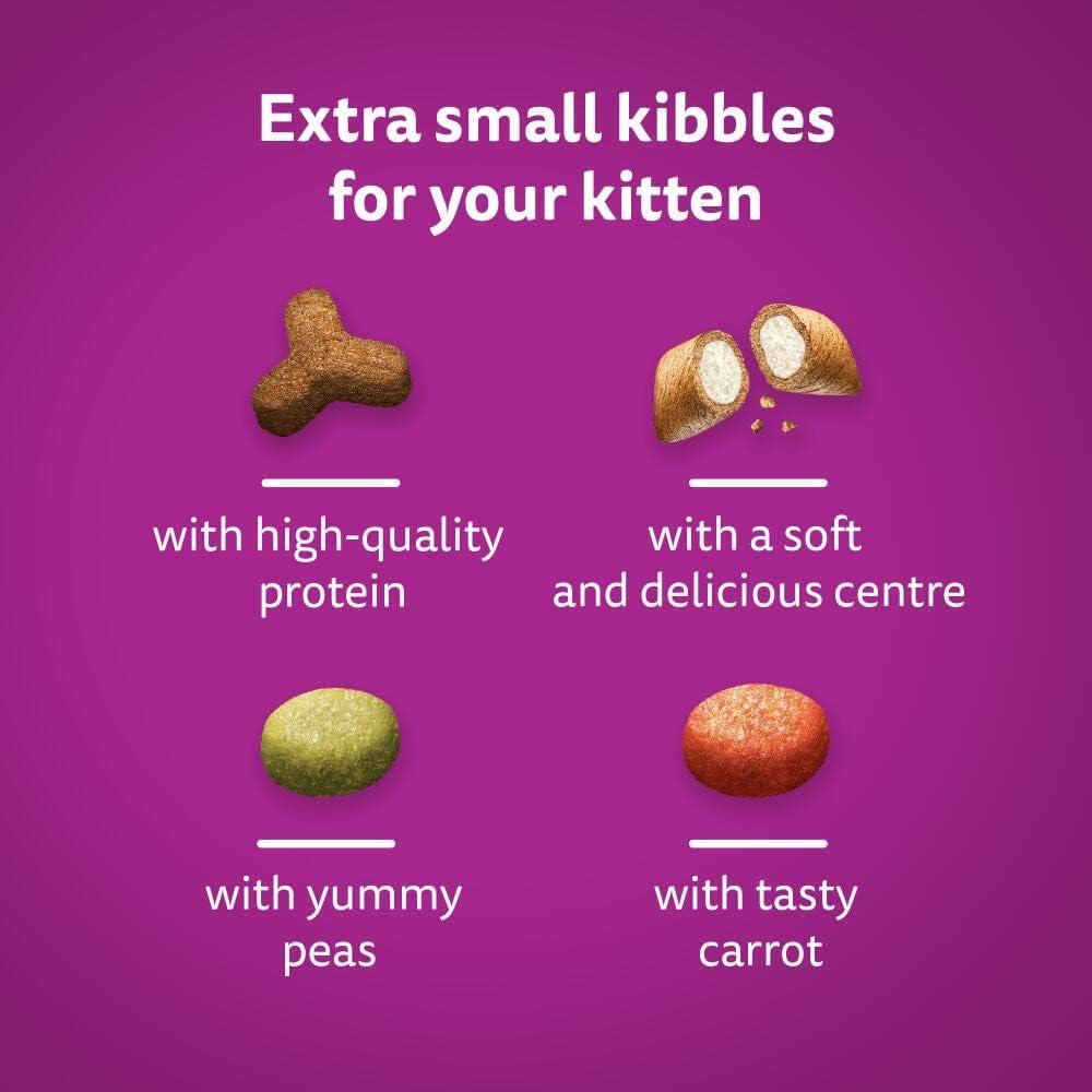 Whiskas Junior Chicken Dry Food for Kittens (2 × 1.9 kg)