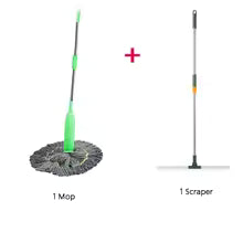 2-in-1 Self-Wringing Microfiber Mop